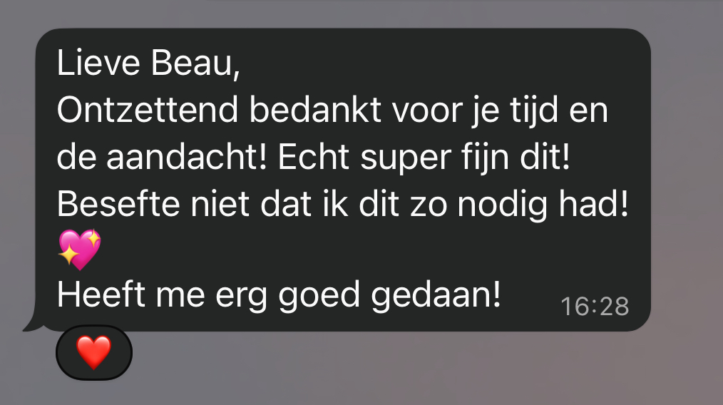 Positieve review Beau Gunst